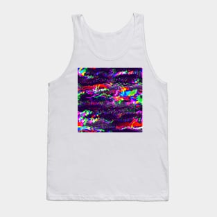 Glitched screen Tank Top